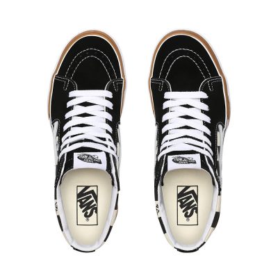 Vans Checkerboard Sk8-Hi Stacked - Kadın Platform Ayakkabı (Renkli)